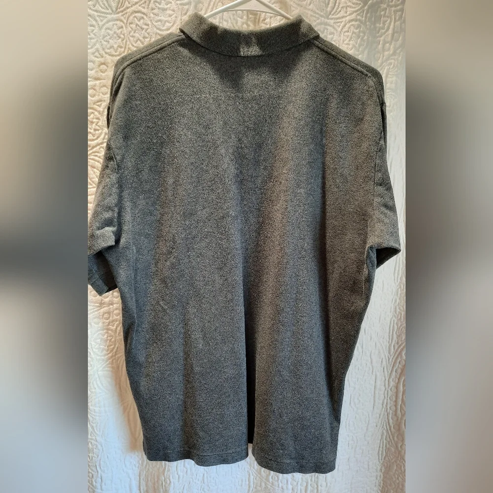 Polo by Ralph Lauren Men's Shirt Large Gray Polo Preppy Cotton Athleisure Golf